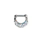 Piercing Septum Tabique Oreja Tragus Daith Clicker Zirconias - Miniatura 4