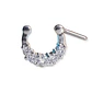 Piercing Septum Tabique Oreja Tragus Daith Clicker Zirconias - Miniatura 1