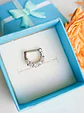 Piercing Septum Tabique Oreja Tragus Daith Clicker Zirconias - Miniatura 2
