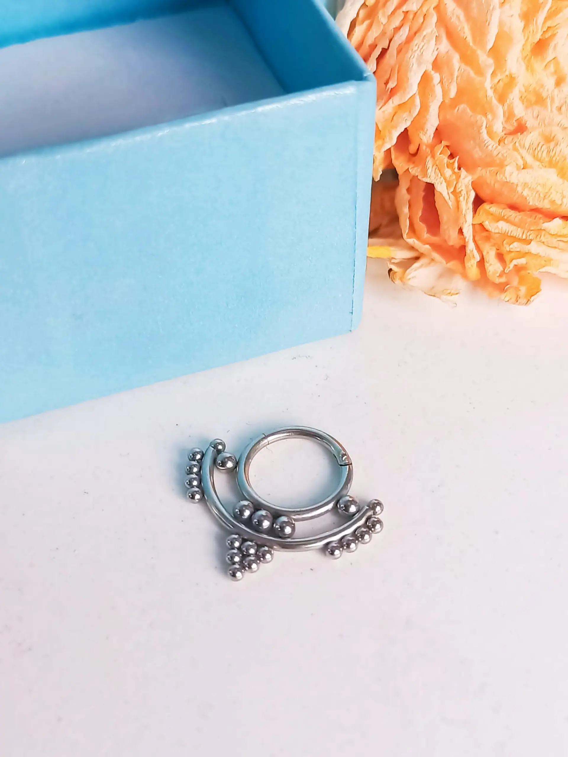 Piercing Septum Nariz Tragus Daith Esferas Oreja Tabique 9