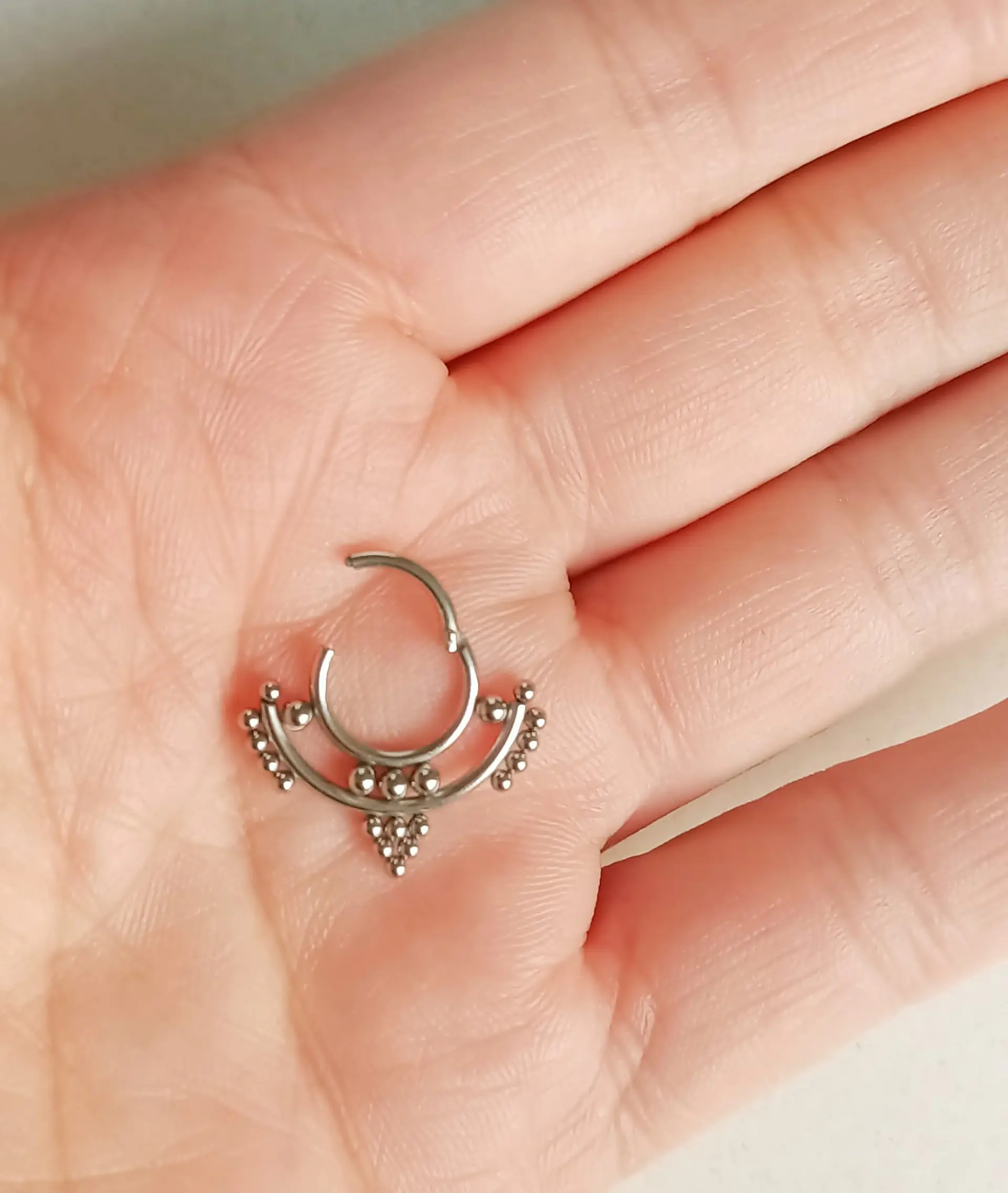 Piercing Septum Nariz Tragus Daith Esferas Oreja Tabique 3