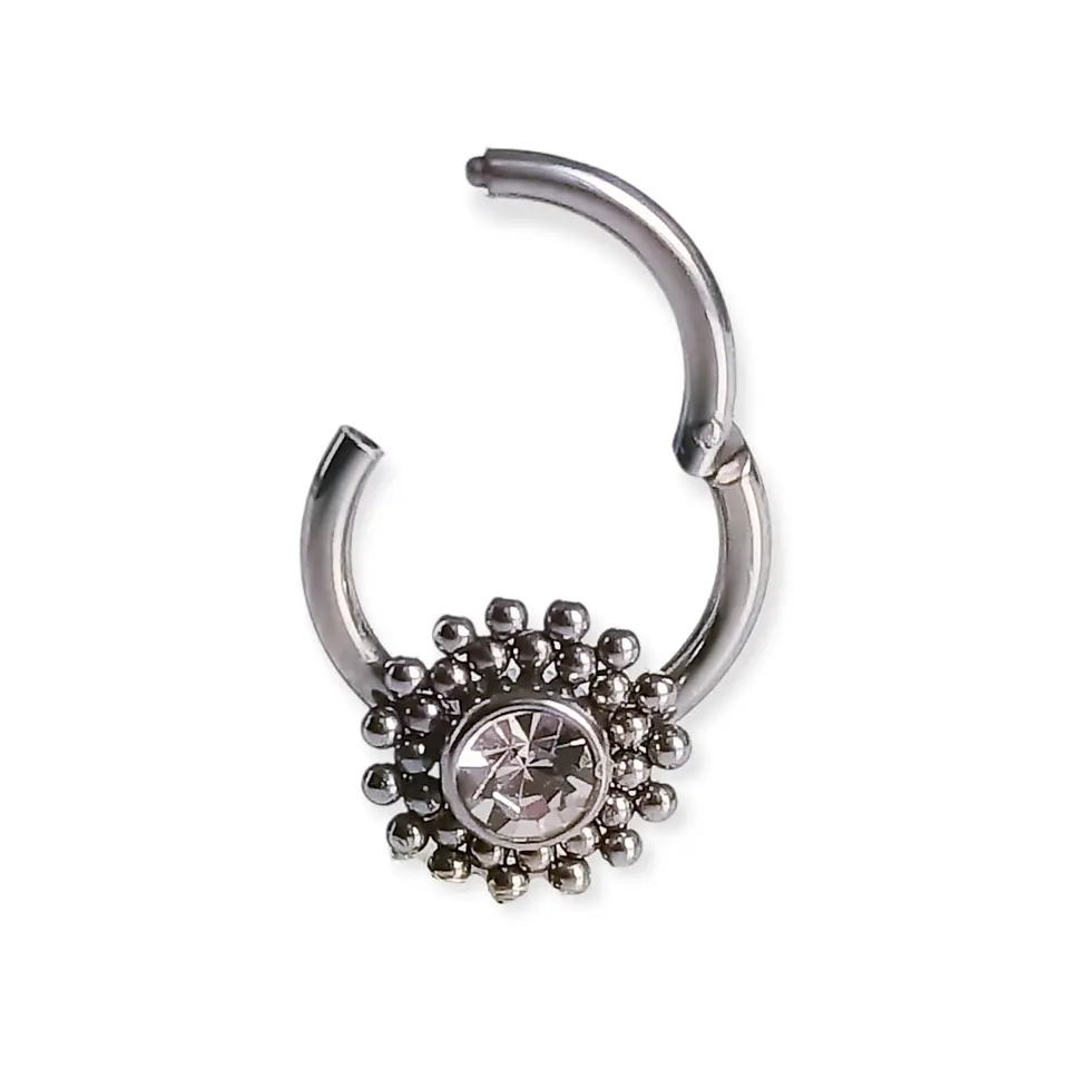 Piercing Septum Nariz Tragus Daith Zirconia Esfera Oreja 1