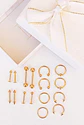 Pack 16 Piercing Tragus Septum Nostril Chapado En Oro 18k - Miniatura 2