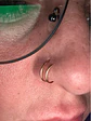 Piercing Nariz Oreja Nostril Tragus Daith Helix Labio Espiral colores - Miniatura 7