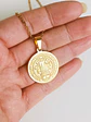 Colgante Medalla San Benito hipoalergénica chapado en oro 18kl - Miniatura 9