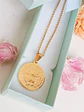 Colgante Medalla San Benito hipoalergénica chapado en oro 18kl - Miniatura 10