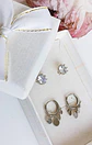 Pack De Aros Punto Luz Argollas Huggies Plata 925 Piercing - Miniatura 3