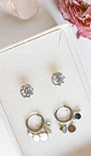 Pack De Aros Punto Luz Argollas Huggies Plata 925 Piercing - Miniatura 6