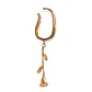 Pack De Aro Earcuff Rosa Argolla Unidad Chapadas En Oro 18k - Miniatura 5