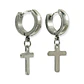 Pack De 2 Pares De Argollas Lisas Plateadas Helix Piercing - Miniatura 6