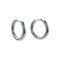 Pack 4 Pares Argollas Huggies Lisas Plateada Piercing Helix - Miniatura 5