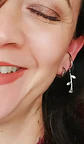 Pack Earcuff Rosa Argolla Unidad Plateada Piercing Moderno - Miniatura 3