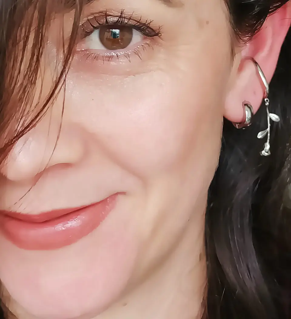 Pack Earcuff Rosa Argolla Unidad Plateada Piercing Moderno 7