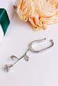 Pack Earcuff Rosa Argolla Unidad Plateada Piercing Moderno - Miniatura 10