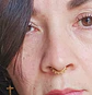 Piercing Septum 10mm F136 Titanio Chapado En Oro 18k - Miniatura 3