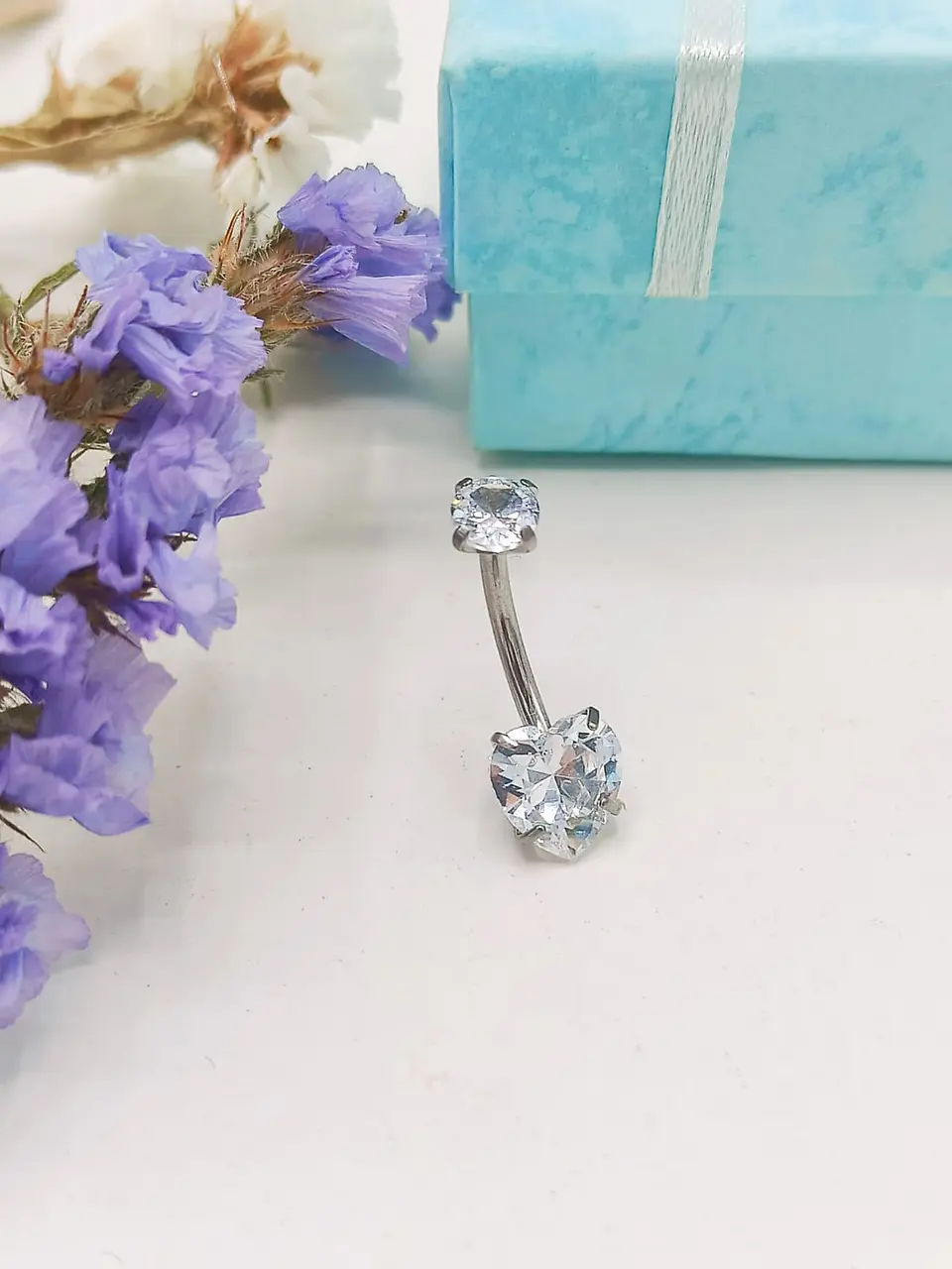 Piercing Ombligo 14g navel Titanio ASTM F136 7