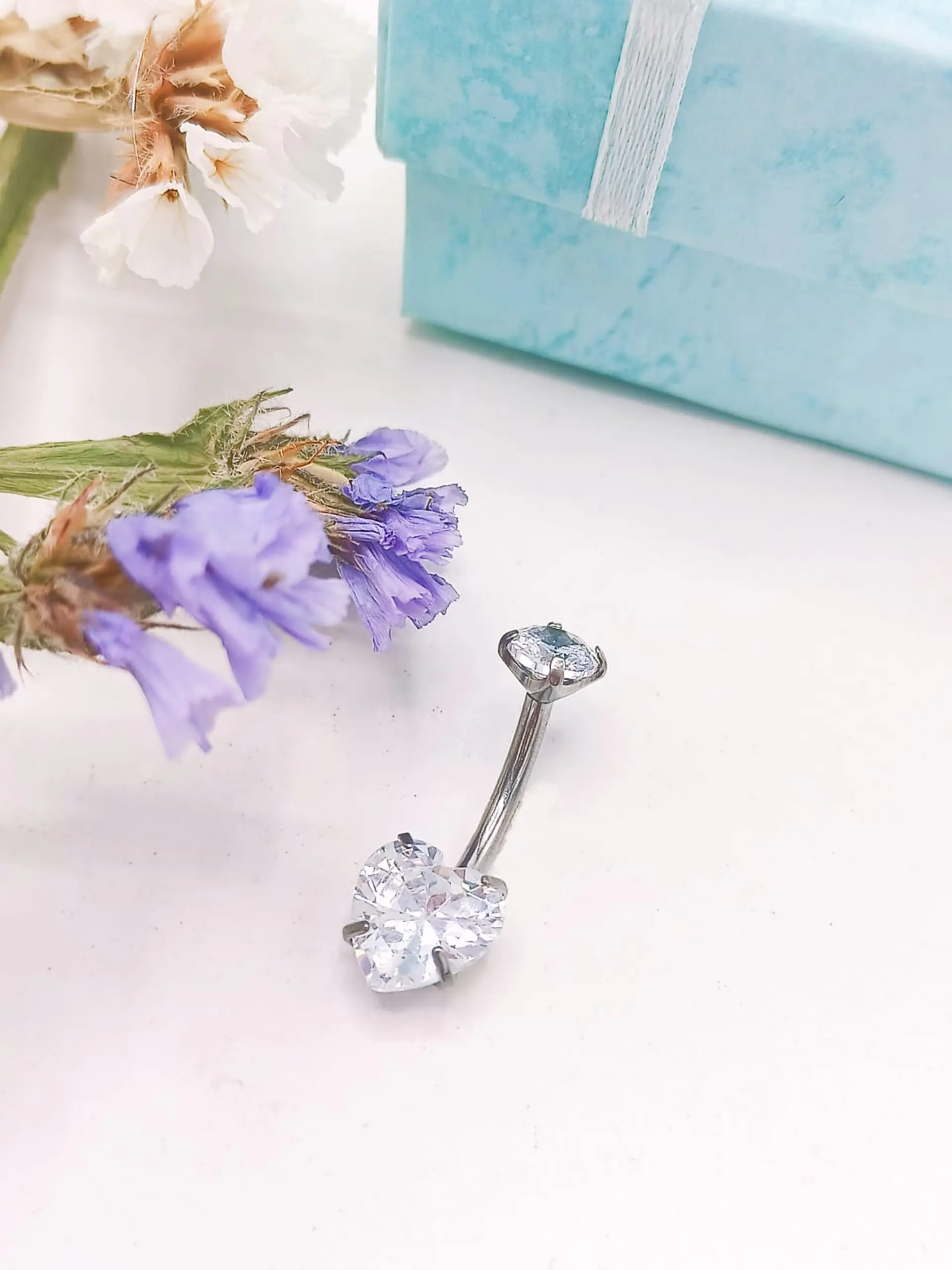 Piercing Ombligo 14g navel Titanio ASTM F136 6