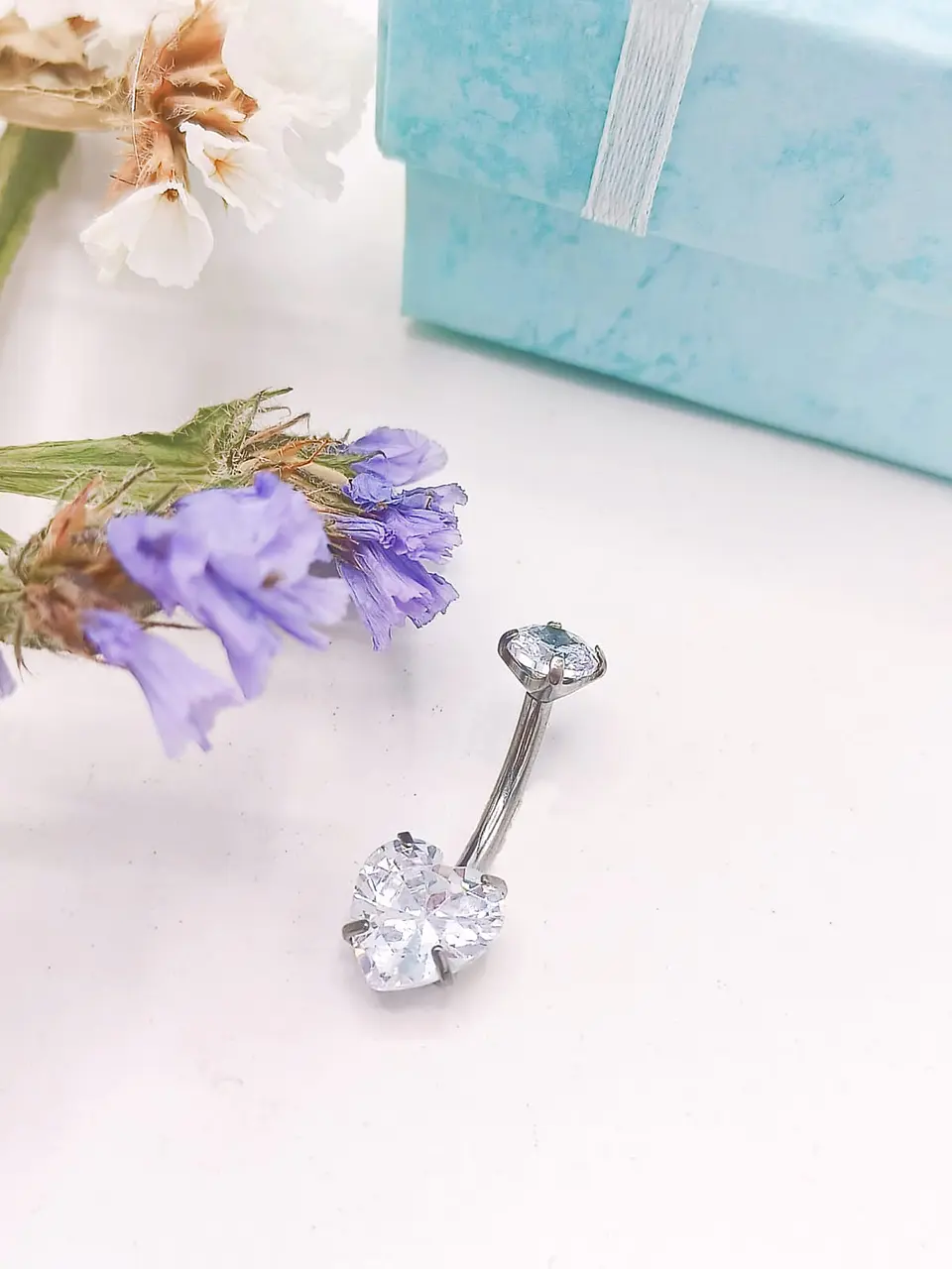 Piercing Ombligo 14g navel Titanio ASTM F136 6