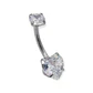 Piercing Ombligo 14g navel Titanio ASTM F136 - Miniatura 5