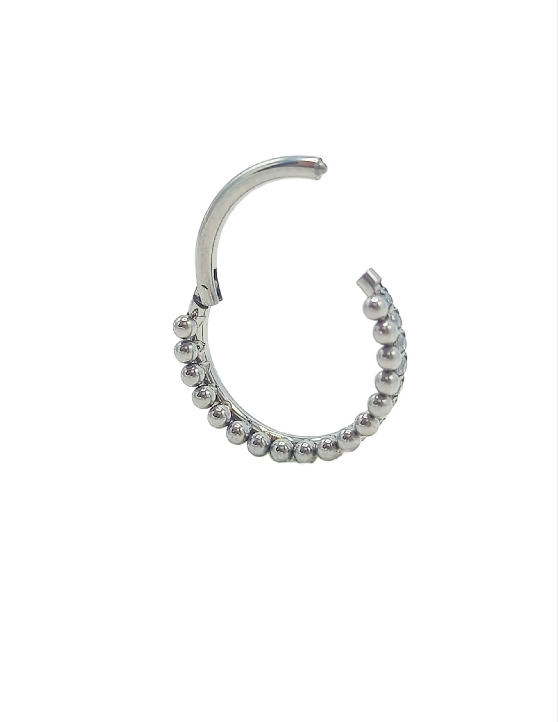 Piercing Septum Tragus Astm F136 Titanio circonios 10mm 16g 2