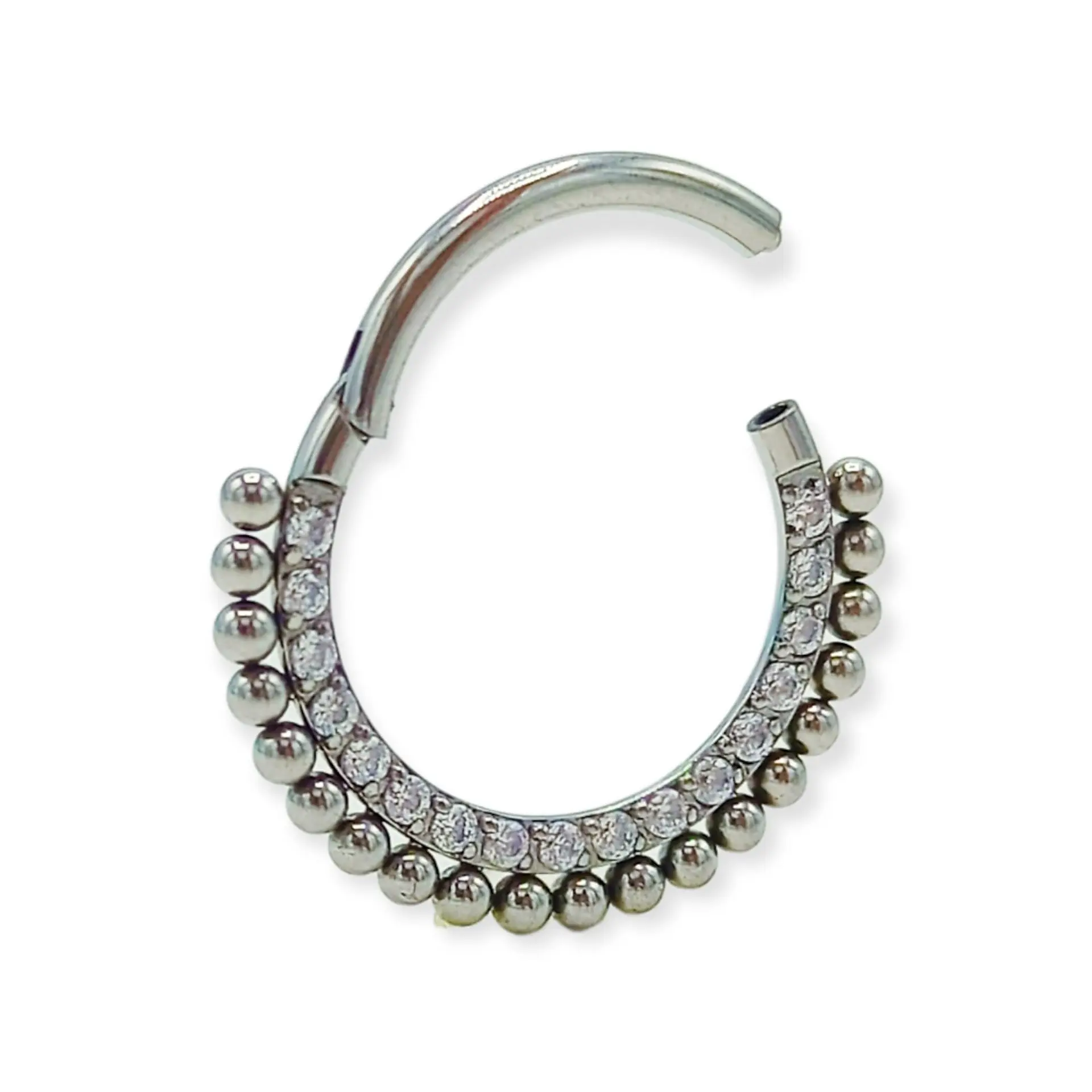 Piercing Septum Astm F136 Titanio Diadema Circonio 1