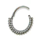 Piercing Septum Astm F136 Titanio Diadema Circonio - Miniatura 1
