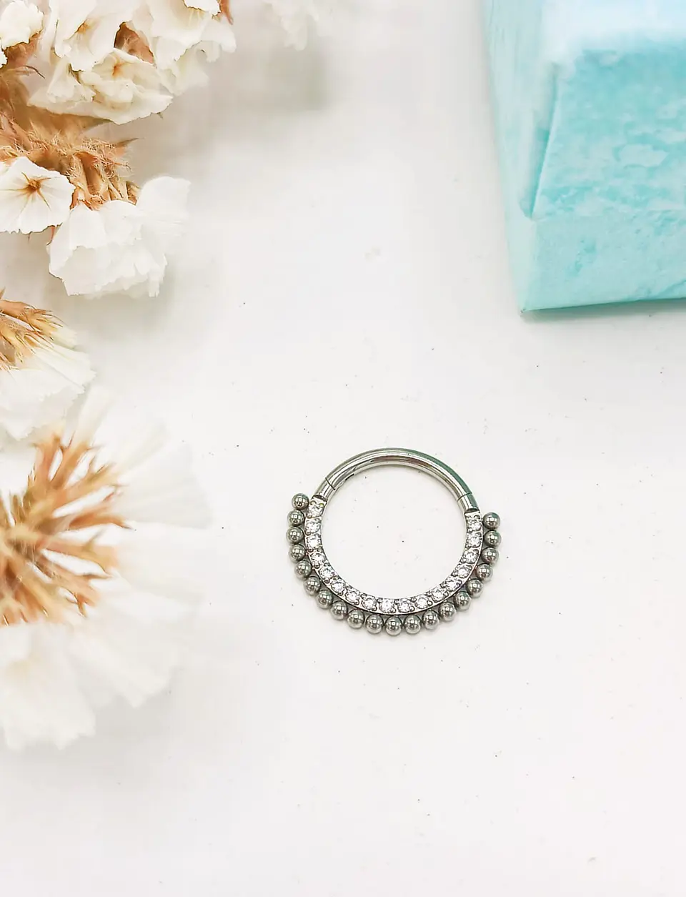 Piercing Septum Astm F136 Titanio Diadema Circonio 2