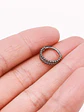 Piercing Septum F136 Titanio Zirconia Esfera Doble 10mm 16g - Miniatura 5