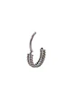 Piercing Septum F136 Titanio Zirconia Esfera Doble 10mm 16g - Miniatura 1