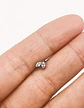 Piercing Labret Tragus F136 Titanio Hoja Circonio 8mm 16g - Miniatura 5