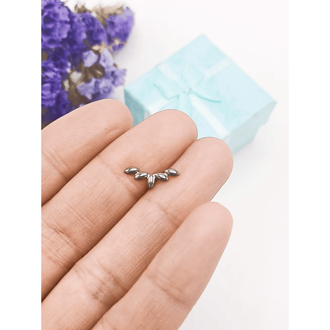 6 Orecchini In Titanio F136 Labret - 16G Con Sfera 3mm - Per Labbro, Tragus, Helix - Filettatura Interna - Foto 4