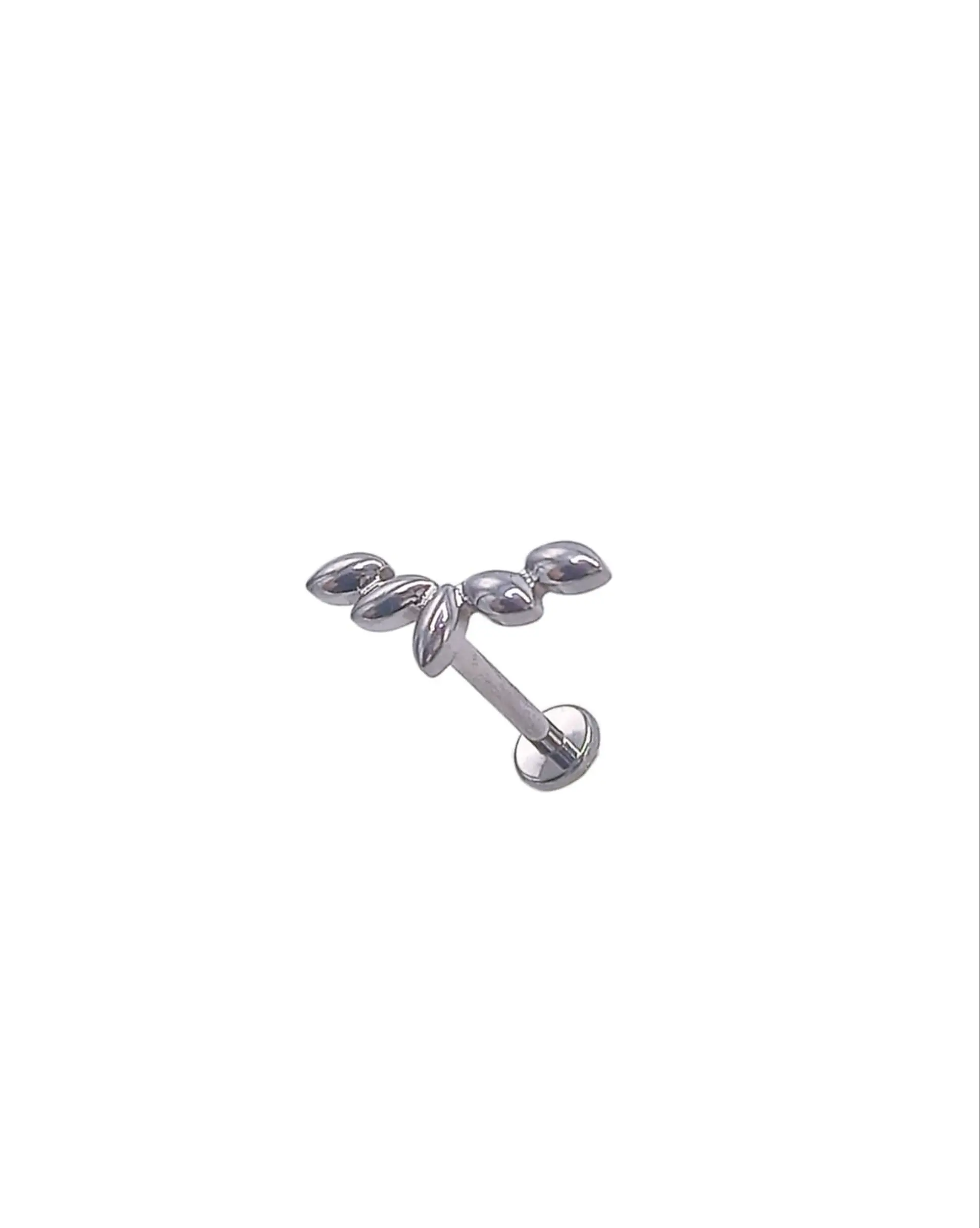 Piercing Labret Astm F136 Titanio Tragus Trepador 8mm 10