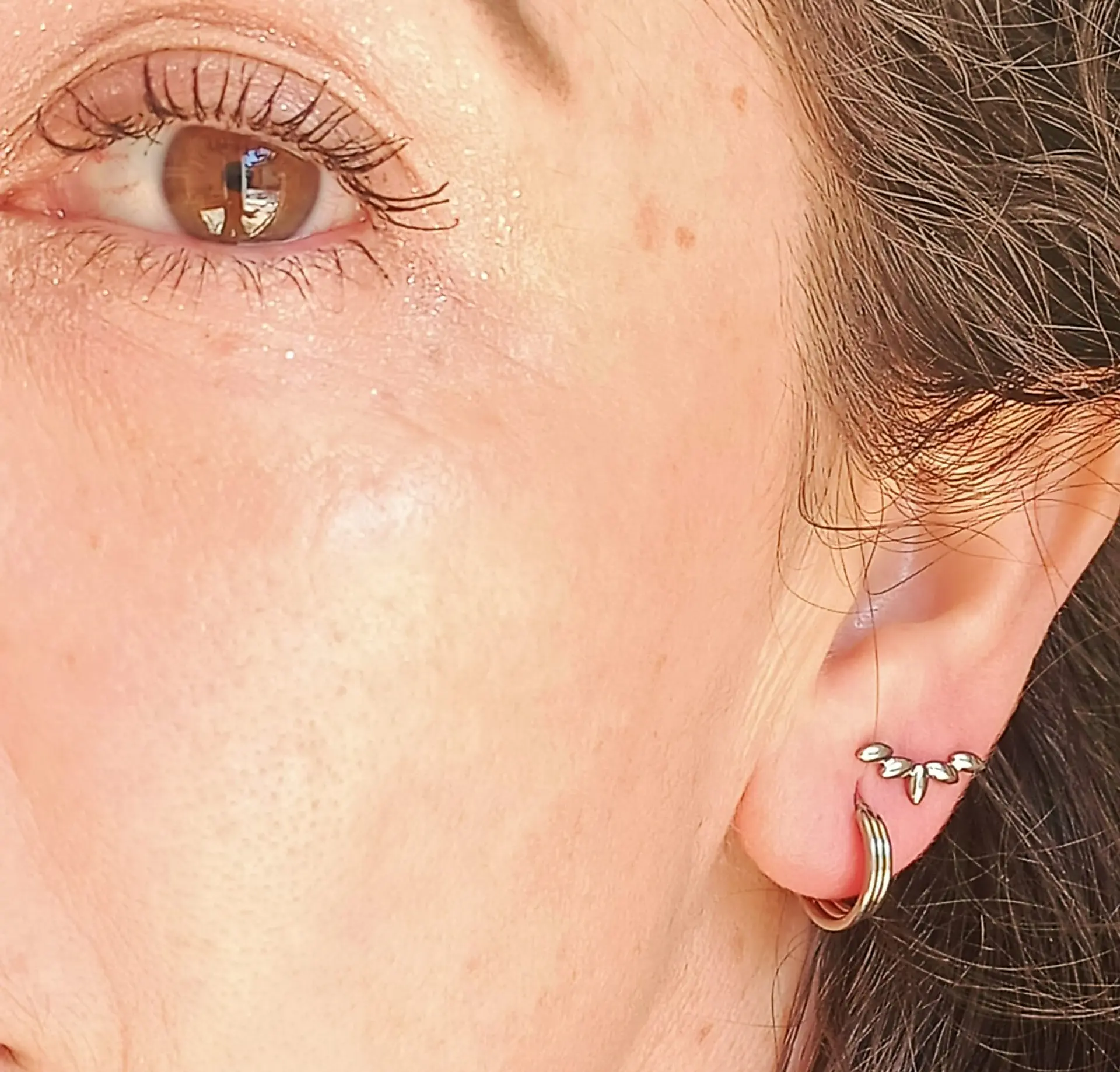 Piercing Septum F136 Titanio Triple Argolla 8mm Tragus 4