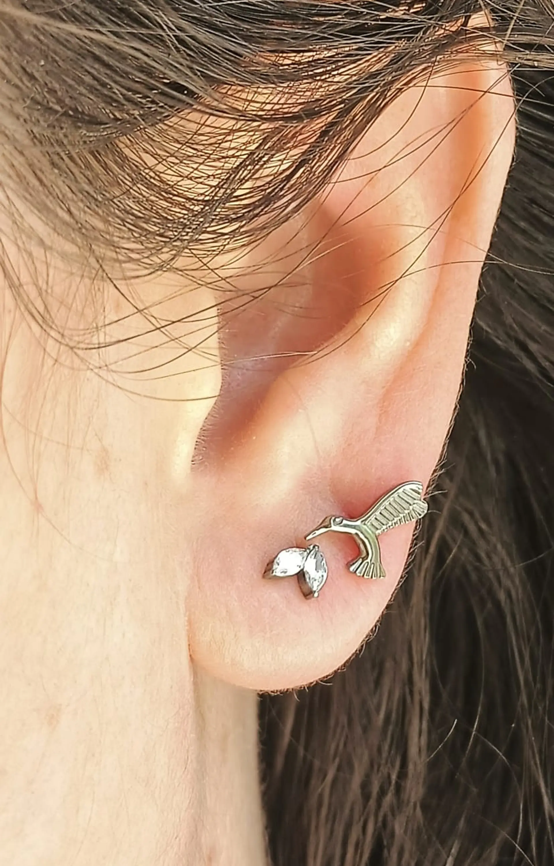 Piercing Labret Astm F136 Titanio Tragus Colibri 8mm 6