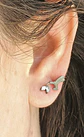 Piercing Labret Astm F136 Titanio Tragus Colibri 8mm - Miniatura 6
