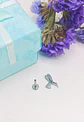 Piercing Labret Astm F136 Titanio Tragus Colibri 8mm - Miniatura 4
