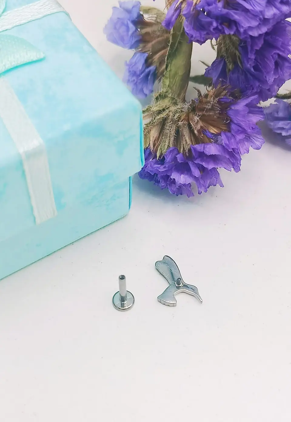 Piercing Labret Astm F136 Titanio Tragus Colibri 8mm 4