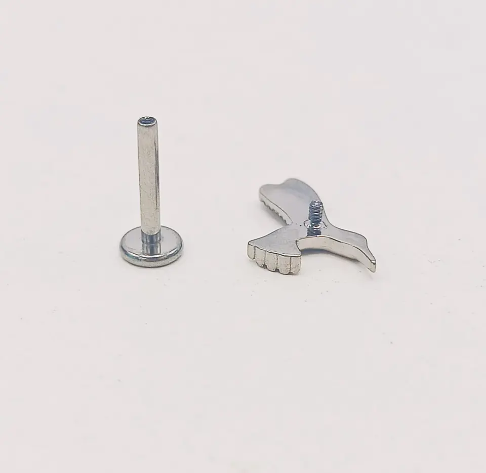 Piercing Labret Astm F136 Titanio Tragus Colibri 8mm 7