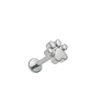Piercing Labret F136 Titanio Huella Perro Gato 8mm - Miniatura 1