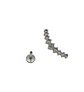 Piercing Labret Lucilla Astm F136 Titanio Zirconia 6mm - Miniatura 10