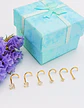 Set 6 Piercing Nostril Tipo S Punk Chapados En Oro 18k  - Miniatura 2
