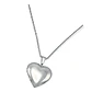 Cadena con dije Relicario corazon liso hipoalergenico  - Miniatura 6