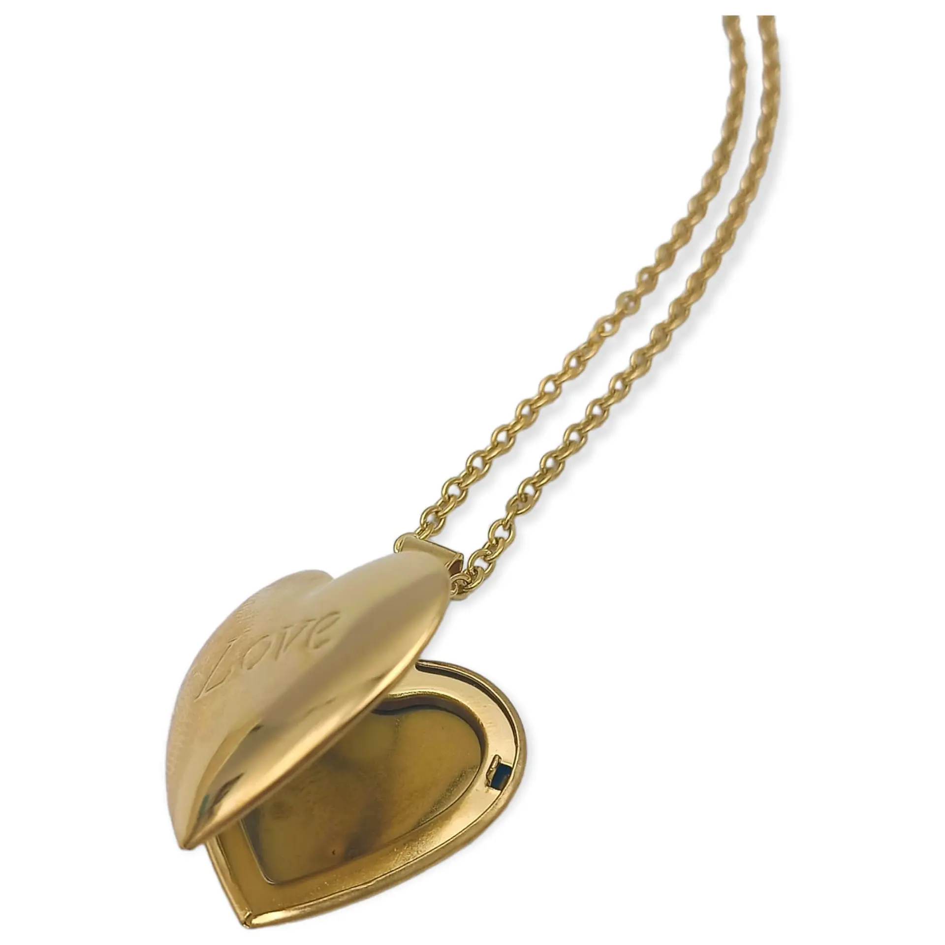 Camafeo Relicario con forma de Corazón Love/Amor  Guardafoto Guardapelo  6
