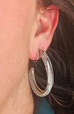 Argollas largas Sin Perforación Plateadas earcuff - Miniatura 3