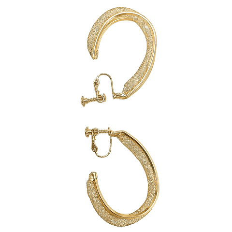 Argollas Sin Perforación Bañadas en oro 14kl earcuff