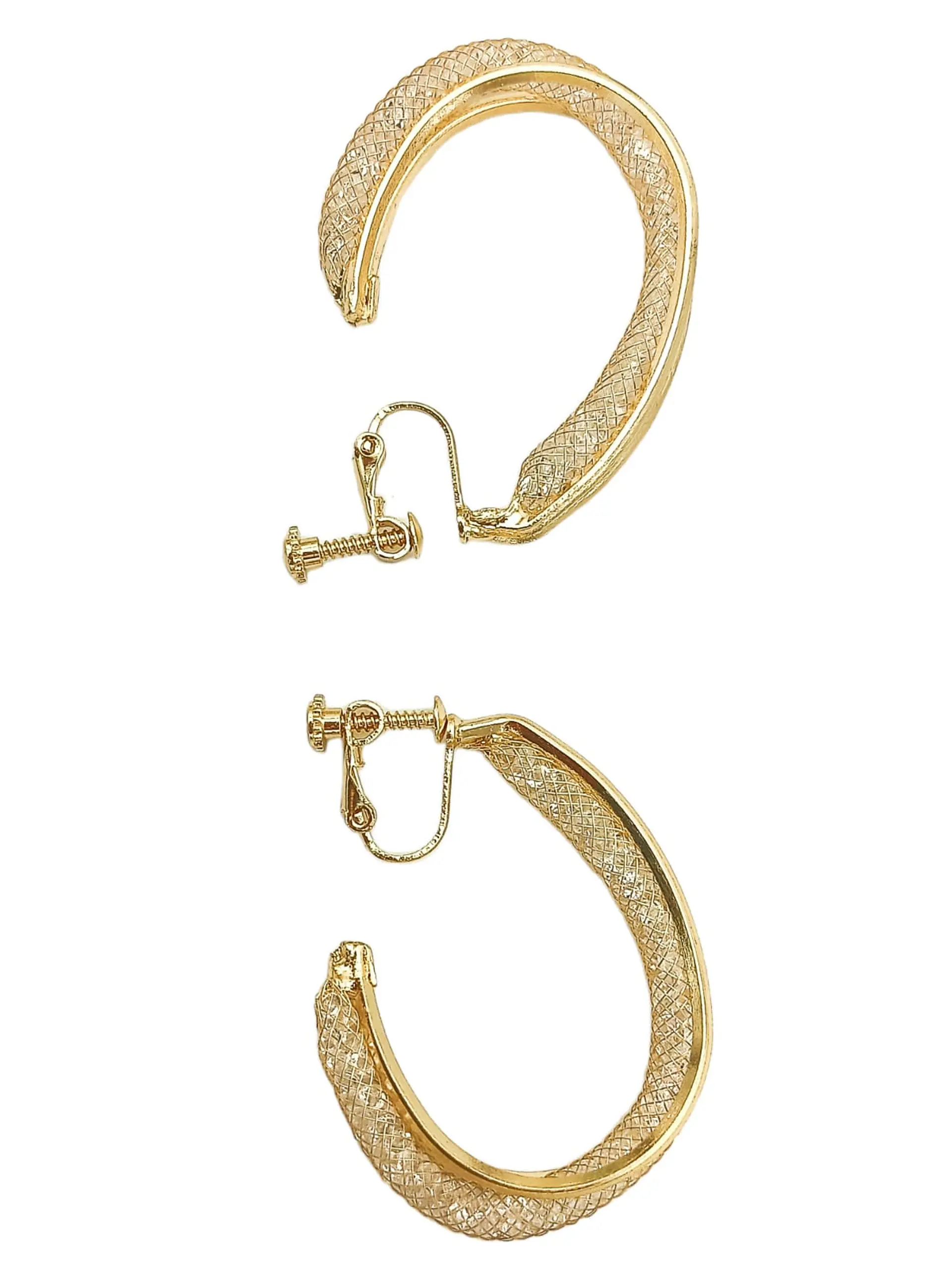 Argollas Sin Perforación Bañadas en oro 14kl earcuff 5