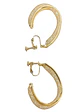 Argollas Sin Perforación Bañadas en oro 14kl earcuff - Miniatura 5