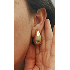 Aros Gota Viral Chapado En Oro 18k Earcuff Sin Perforación 6