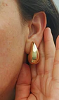 Aros Gota Viral Chapado En Oro 18k Earcuff Sin Perforación - Miniatura 6