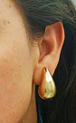 Aros Gota Viral Chapado En Oro 18k Earcuff Sin Perforación - Miniatura 3